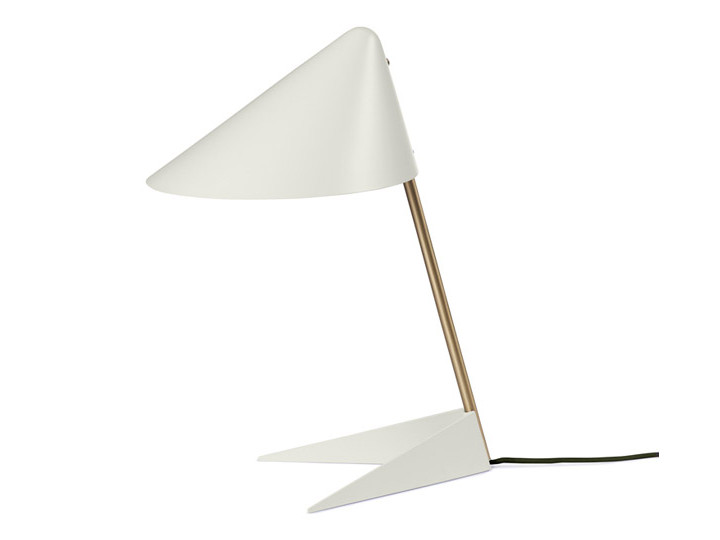 Lampe à poser scandinave Ambience blanc/laiton nouvelle édition