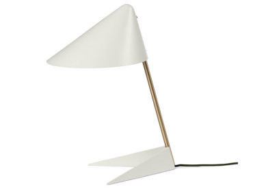 Lampe à poser scandinave Ambience blanc/laiton nouvelle édition