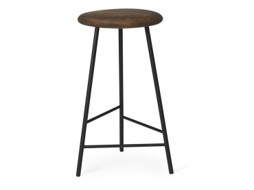 Tabouret  de bar scandinave Pebble H65cm