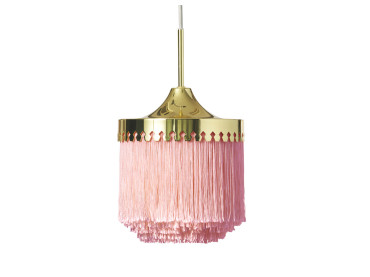 Suspension scandinave Fringe Ø20 cm pale pink nouvelle édition