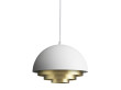 Suspension scandinave Milieu colour mini white/brass nouvelle édition