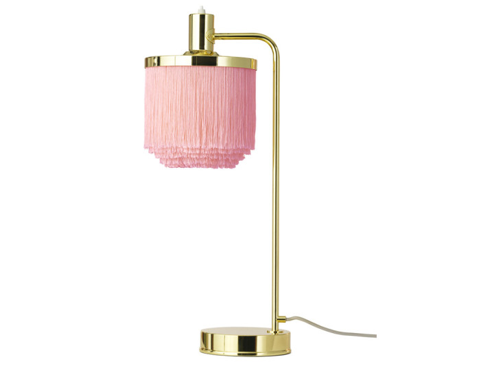 Lampe à poser scandinave Fringe pale pink nouvelle édition