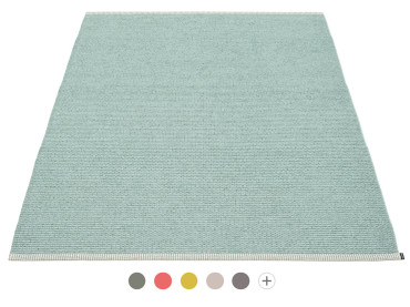 Tapis scandinave en plastique Pappelina modèle Mono