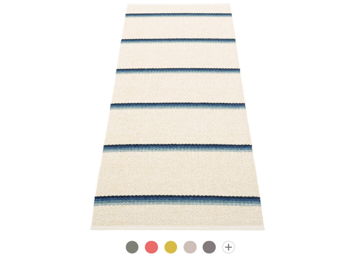 Tapis scandinave en plastique Pappelina modèle Olle