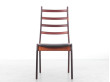 Suite de 4 chaises scandinaves  en palissandre de Rio Henning Kjearnulf.