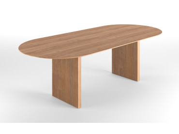 Table scandinave modèle Ten Ovale. 7 tailles