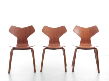 Set of 3 chairs "grand...