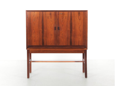 Cabinet bar scandinave en palissandre de Rio