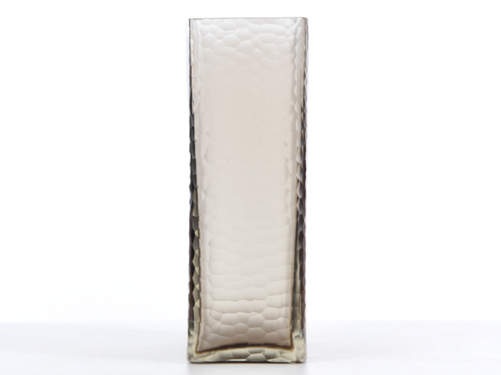 Vase Rouleau Design Scandinave En Verre Soufflé - Par Lina Vuorivirta, Très Bon état