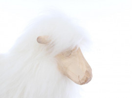 Mouton scandinave à bascule blanc