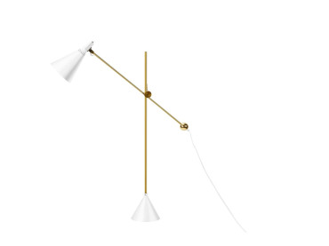 Tapio floor lamp. White