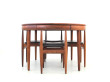 Table de repas scandinave à rallonges Dining set en teck model 630