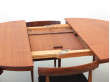 Table de repas scandinave à rallonges Dining set en teck model 630