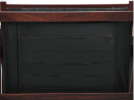 Danish mid-century modern magazine holder in  rio rosewood