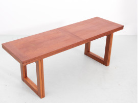 Table basse scandinave en teck dépliante de Ansager Møbler