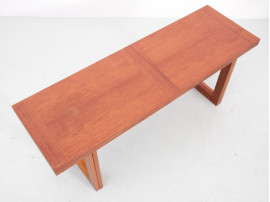 Table basse scandinave en teck dépliante de Ansager Møbler