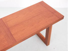 Table basse scandinave en teck dépliante de Ansager Møbler