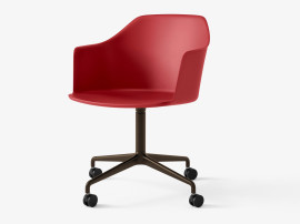 Fauteuil de bureau scandinave modèle Rely HW48, pivotant à roulette