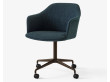 Fauteuil scandinave modèle Rely HW51-HW52 pivotant à roulette