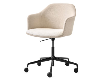 Fauteuil scandinave modèle Rely HW51-HW52 pivotant à roulette