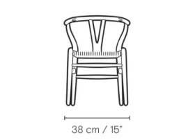 Chaise scandinave  Wishbone ou CH 24 pour enfant. Série limitée Anniversaire 2024