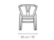 Chaise scandinave  Wishbone ou CH 24 pour enfant. Série limitée Anniversaire 2024