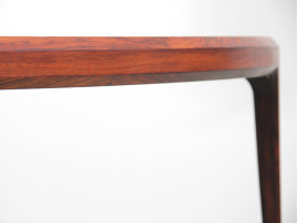 Table basse scandinave en palissandre de Rio de Johannes Andersen