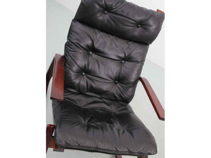 Igmar Relling Rocking Chair Siesta rocking chair and ottoman by Ingmar Relling | Galerie Møbler