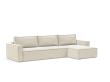 Canapé-lit scandinave modèle Newilla Lounger.