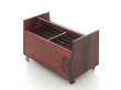 Rack pour disques vinyle ou porte-revues scandinave en palissandre de Rio