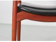 Paire de fauteuils scandinaves en palissandre de Rio modèle 66 Erik Buck