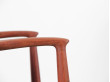 Paire de fauteuils scandinaves en palissandre de Rio modèle 66 Erik Buck