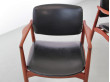 Paire de fauteuils scandinaves en palissandre de Rio modèle 66 Erik Buck