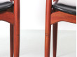 Paire de fauteuils scandinaves en palissandre de Rio modèle 66 Erik Buck