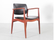 Paire de fauteuils scandinaves en palissandre de Rio modèle 66 Erik Buck