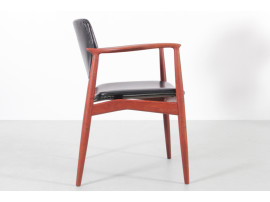Paire de fauteuils scandinaves en palissandre de Rio modèle 66 Erik Buck