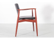 Paire de fauteuils scandinaves en palissandre de Rio modèle 66 Erik Buck