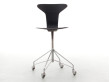Chaise scandinave Munkegaard à roulettes, ou Swivel chair Fritz hansen  Arne Jacobsen