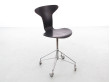 Chaise scandinave Munkegaard à roulettes, ou Swivel chair Fritz hansen  Arne Jacobsen