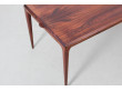 Table basse scandinave en palissandre de Rio de Johannes Andersen
