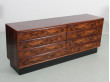 Commode scandinave à 8 tiroirs en palissandre de Rio