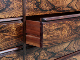 Commode scandinave à 8 tiroirs en palissandre de Rio