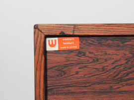 Commode scandinave à 8 tiroirs en palissandre de Rio