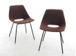 Paire de chaises "tonneau" 1965 Pierre Guariche