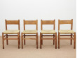 Suite de 4 chaises Johan van Heuvel pour Ad Vorm