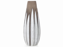 Vase scandinave en grès émaillé modèle Paprika H 52 cm