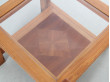 Table basse ou table d'appoint en pin. Design  français 1970's