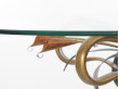 Table basse de Hans Kögl. Design allemand 1970's