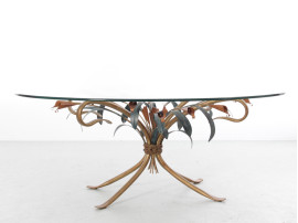 Table basse de Hans Kögl. Design allemand 1970's