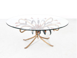 Table basse de Hans Kögl. Design allemand 1970's